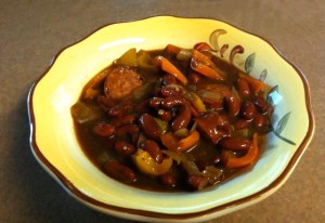 Kielbasa and Kidney Beans