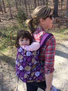 Melanie and Hallie Hiking